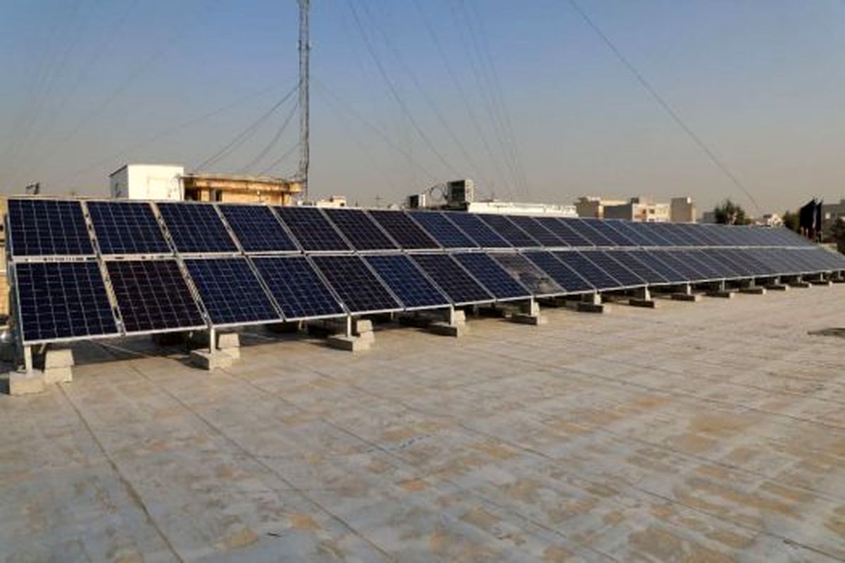 بهره برداری از اولین نیروگاه خورشیدی در منطقه ۱۹