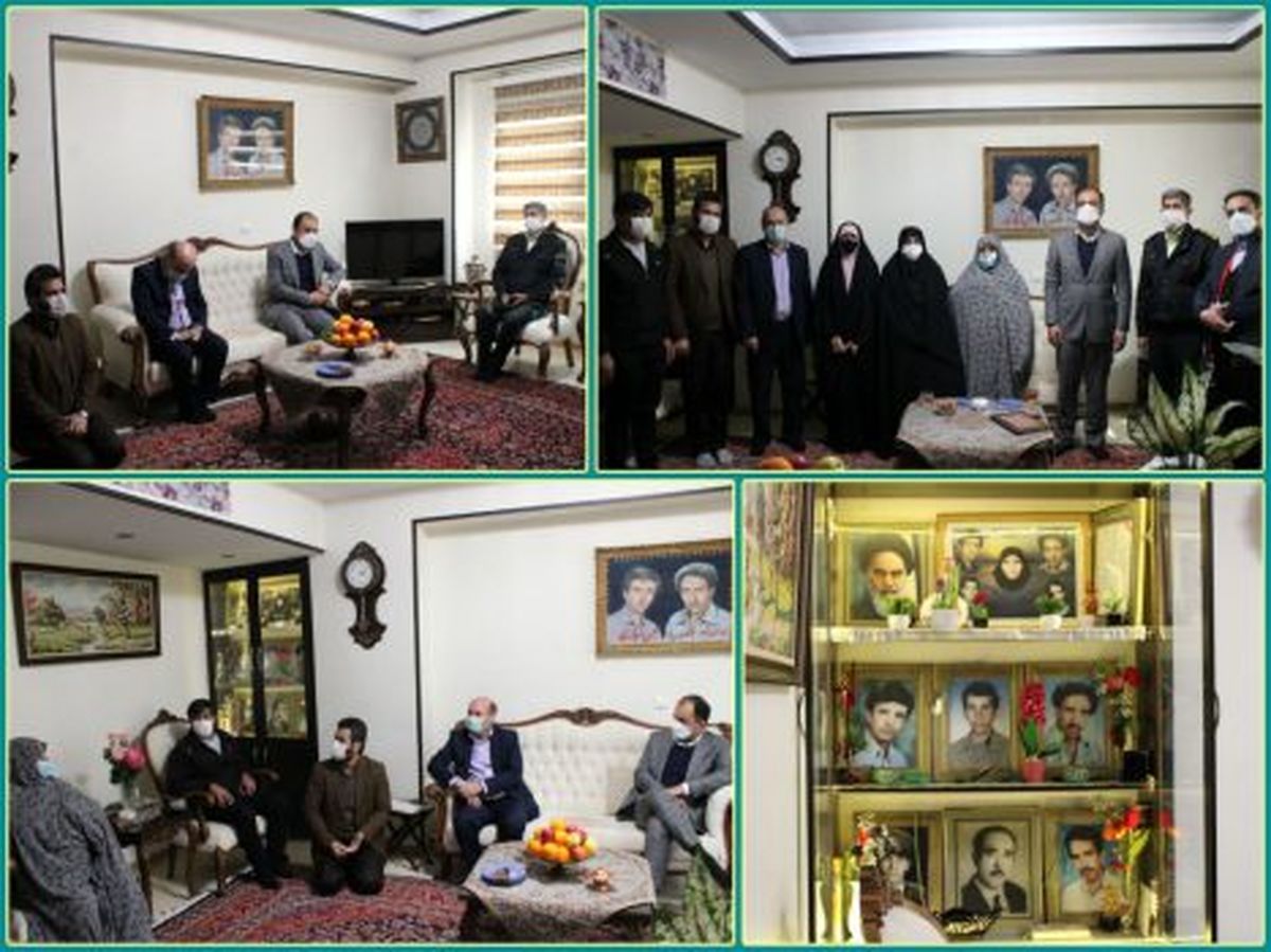 شهردارمنطقه۲۱ با خانواده گرانقدر شهدای والامقام شهبازی دیدار و گفتوگو کرد