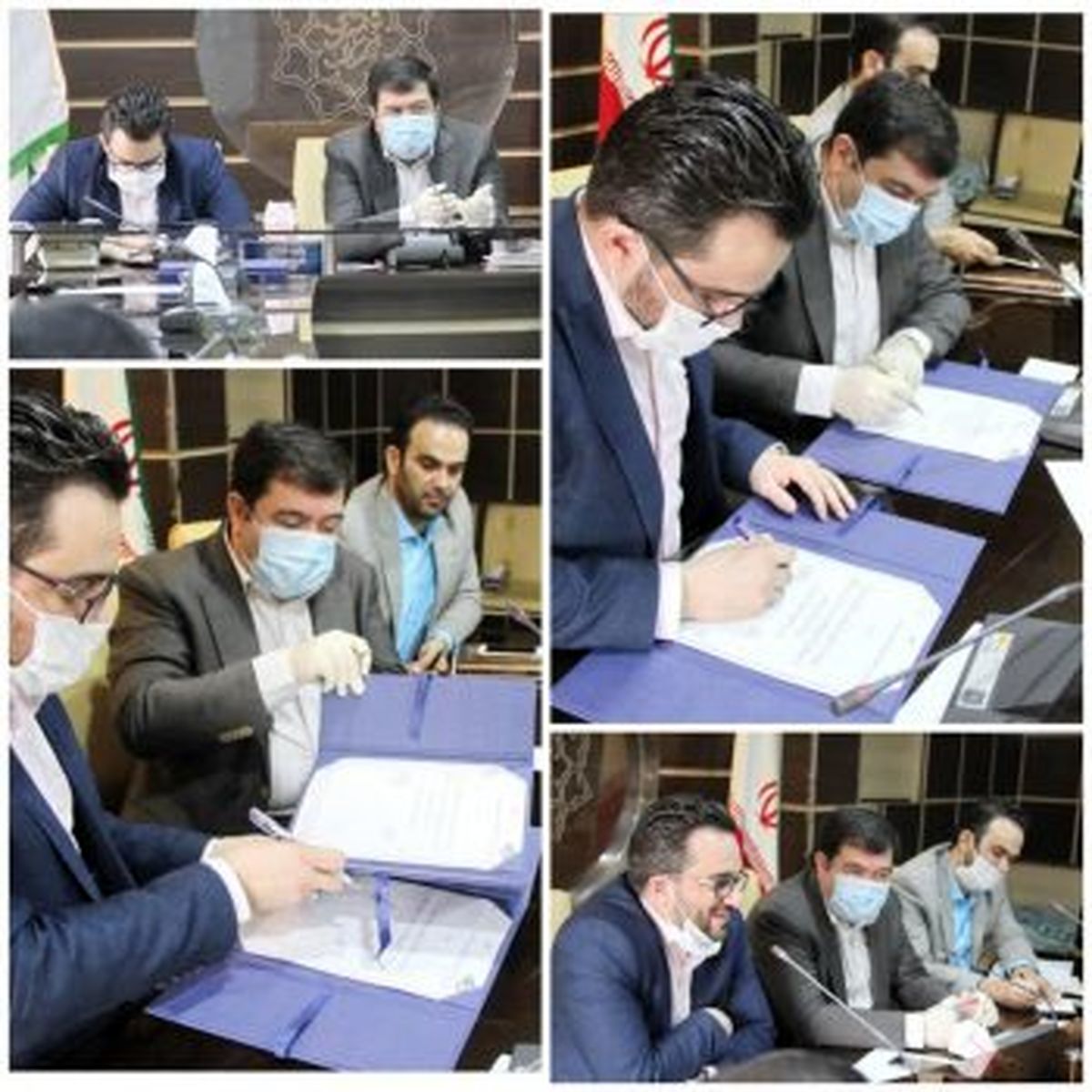 تبادل تفاهم نامه راه اندازی پارکینگ جنب ایستگاه متروی آزادگان