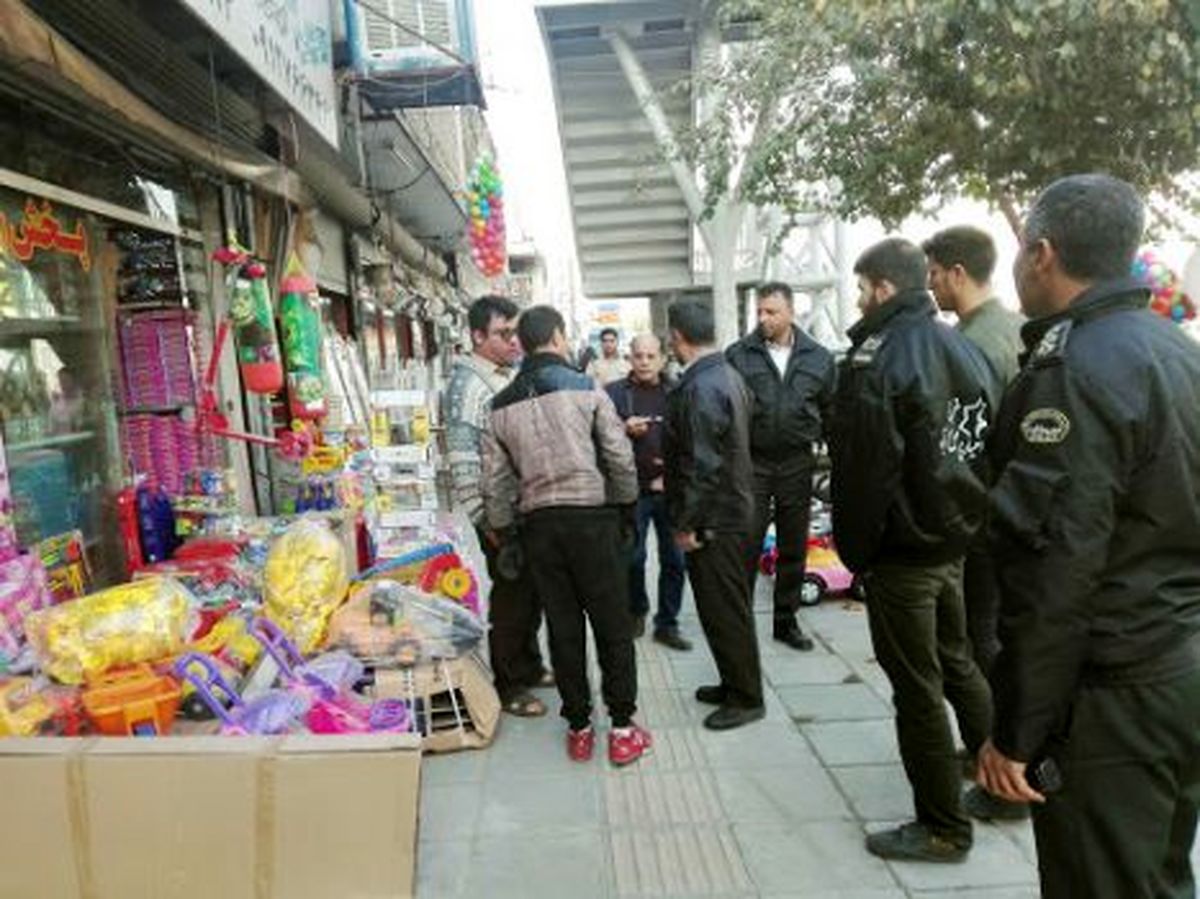 تقدم اصناف بر دستفروشان در برخورد با بساط گستری