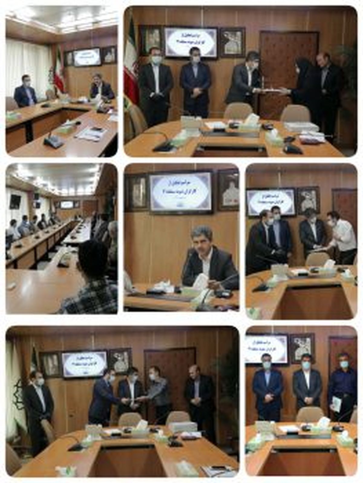 از کارگران نمونه منطقه۲۱ طی مراسمی تجلیل شد