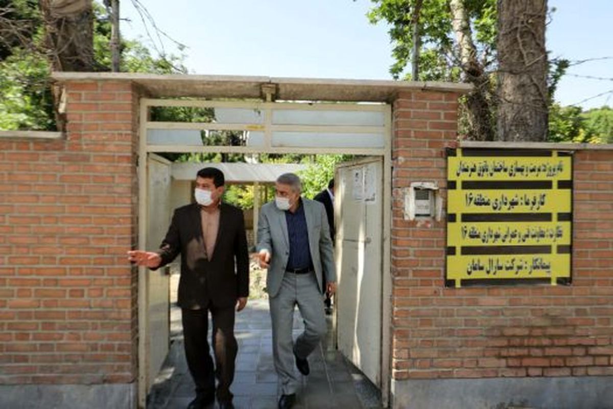 بازدید میدانی معاون امور مناطق شهرداری تهران از منطقه ۱۶