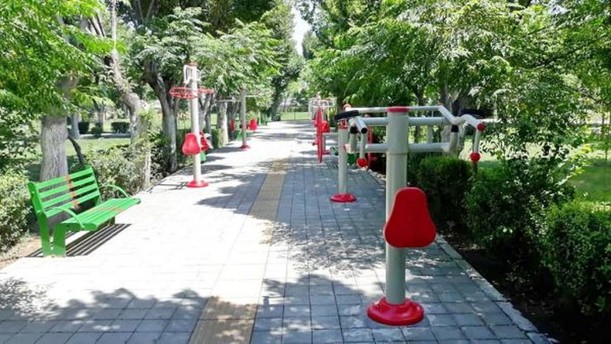 تجهیز ۷ بوستان جنوب شهر به ست ورزشی ویژه معلولین