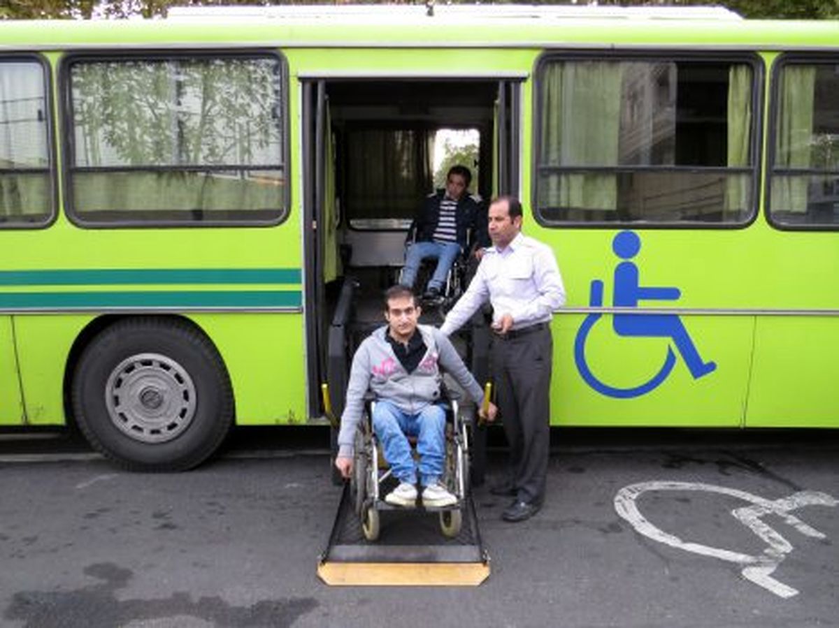 خدمات‌رسانی ویژه ناوگان اتوبوسرانی تهران به ۴ هزار شهروند جانباز و معلول