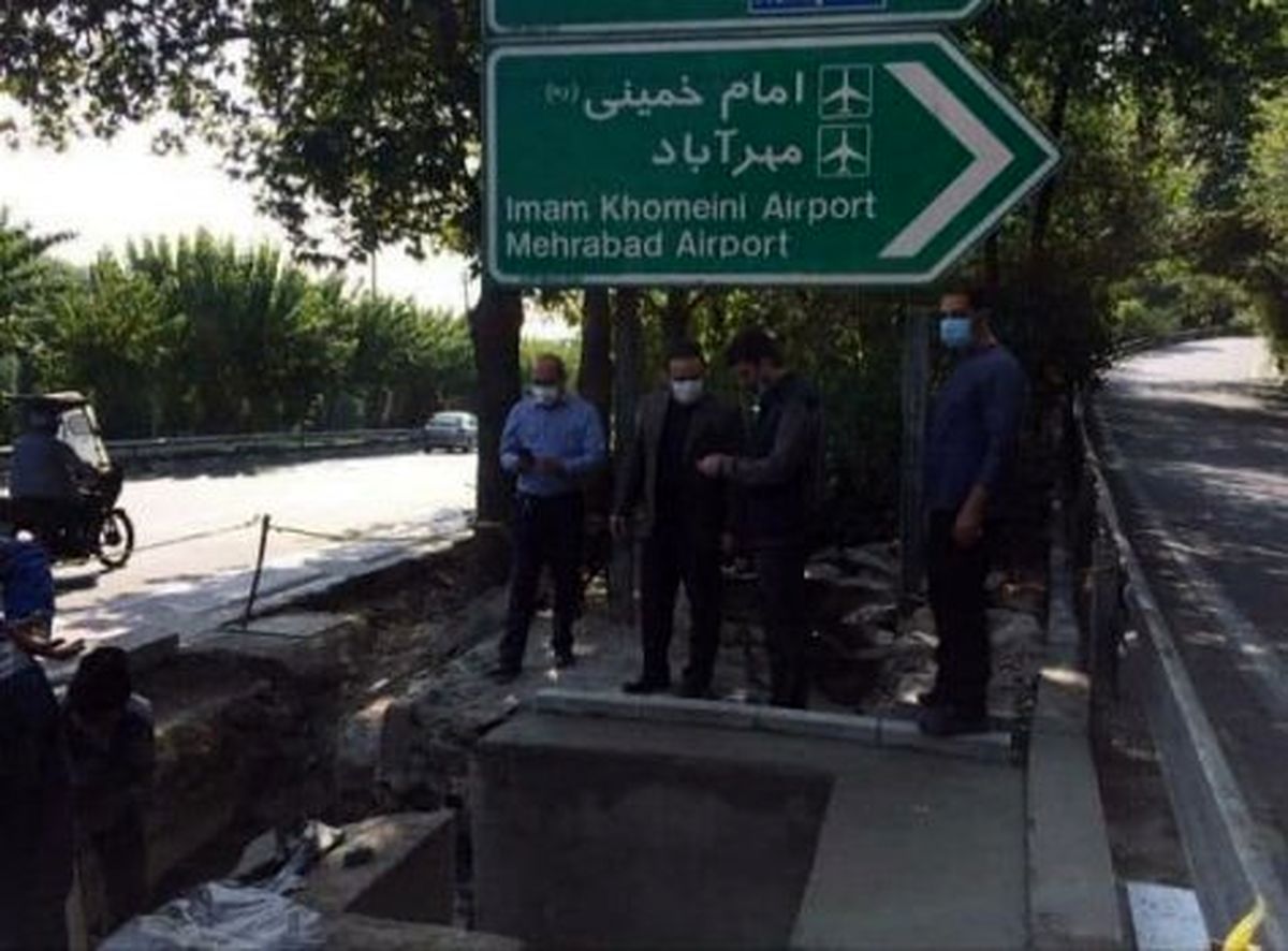 رفع نقطه آبگير بزرگراه شهید مدرس تقاطع شهید همت غرب در منطقه سه