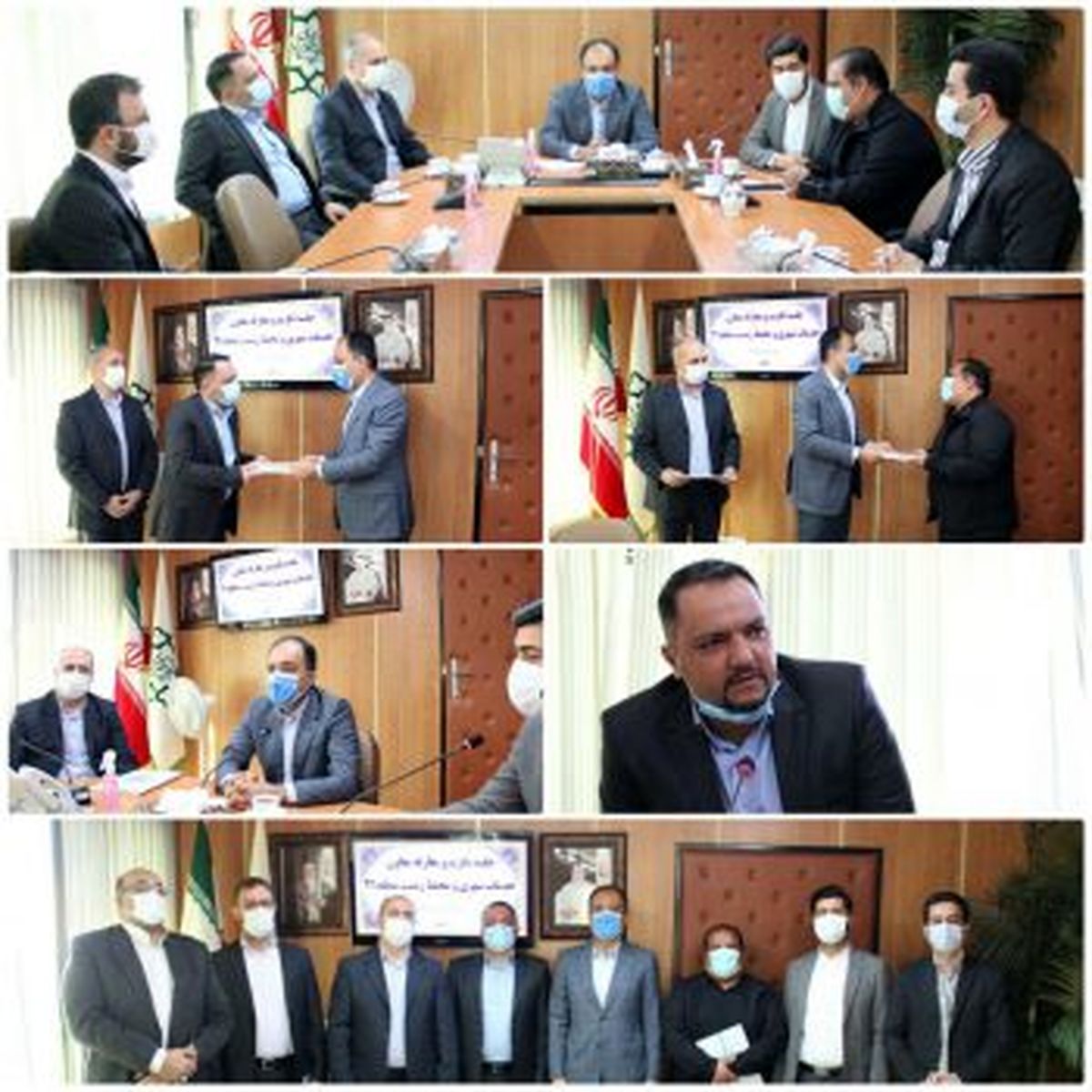 جلسه تکریم و معارفه معاون خدمات شهری و محیط زیست منطقه۲۱