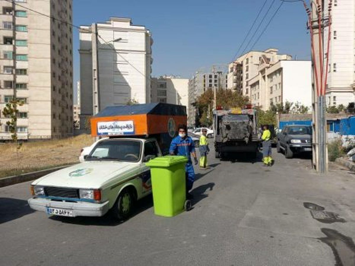 مخازن پسماندتر در محله پاک شمال تهران، جمع آوری شد