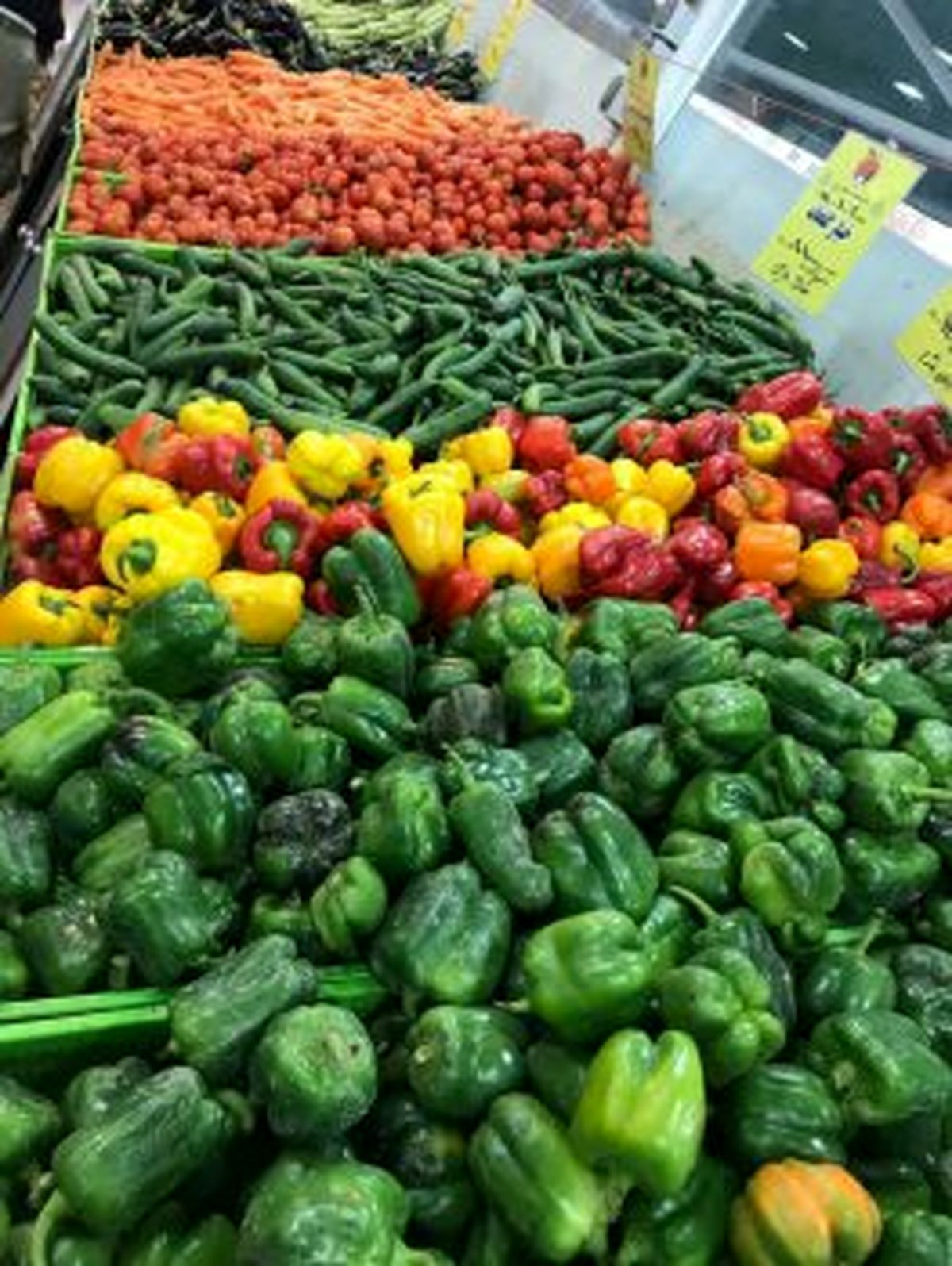 کاهش قیمت انواع سبزیجات و صیفی‌جات در میادین