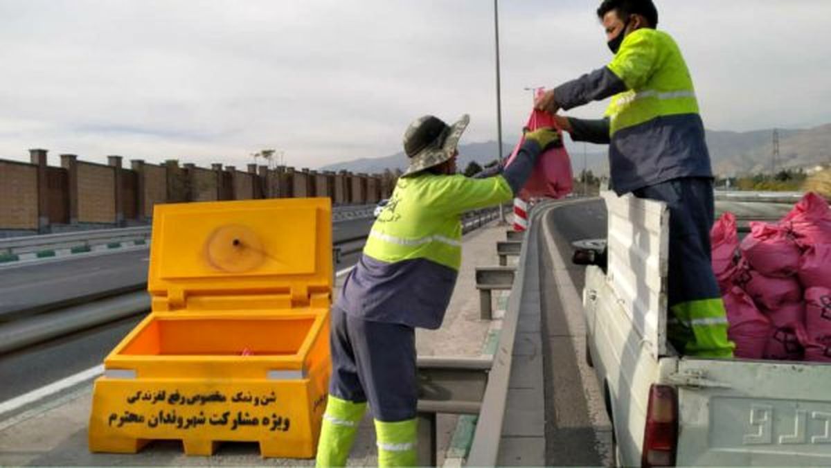 شارژ مخازن و تجهیز ۱۰ سایت برف روبی شمال شرق تهران به تجهیزات زمستانه