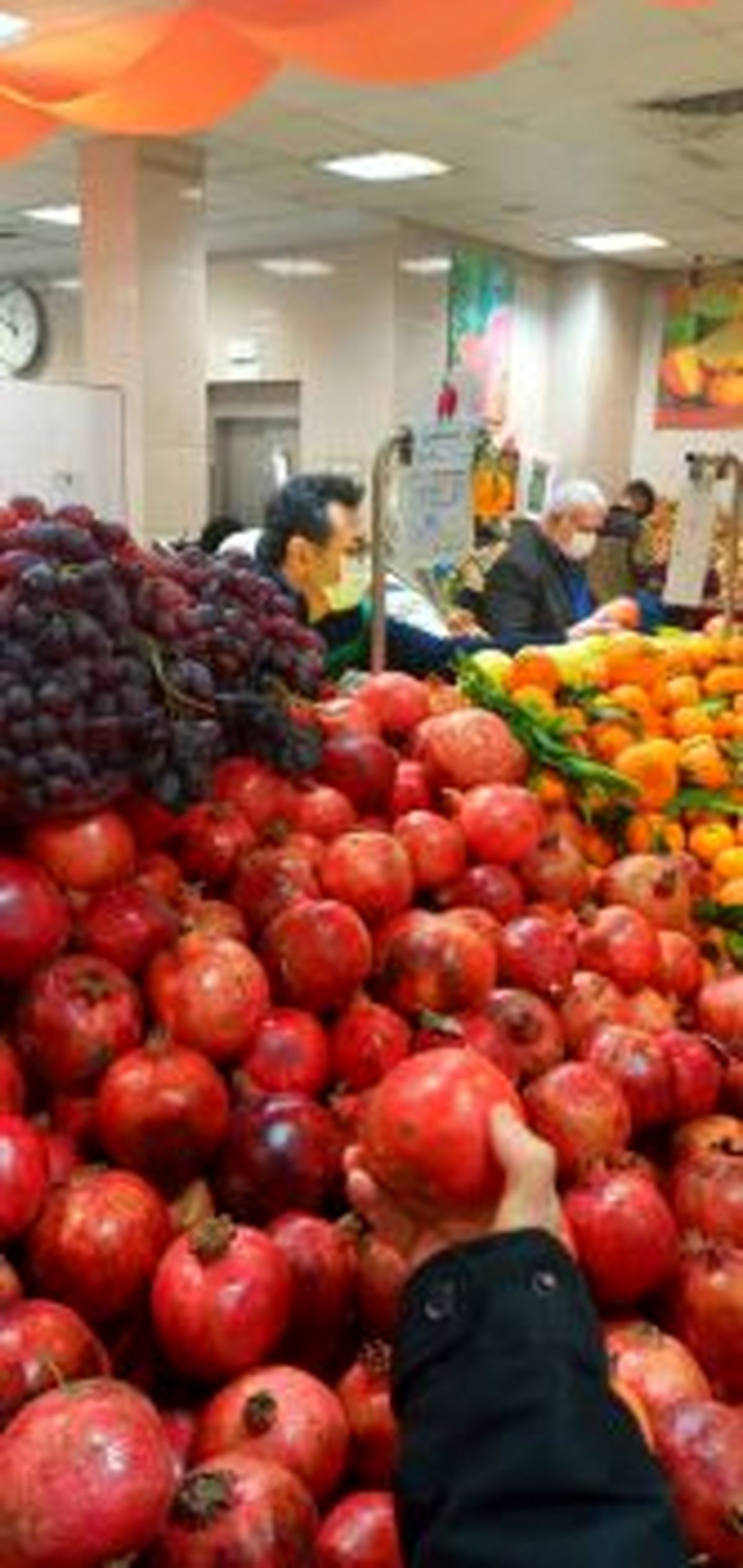 عرضه انواع میوه، آجیل، خشکبار و تنقلات در میادین میوه و تره بار تهران