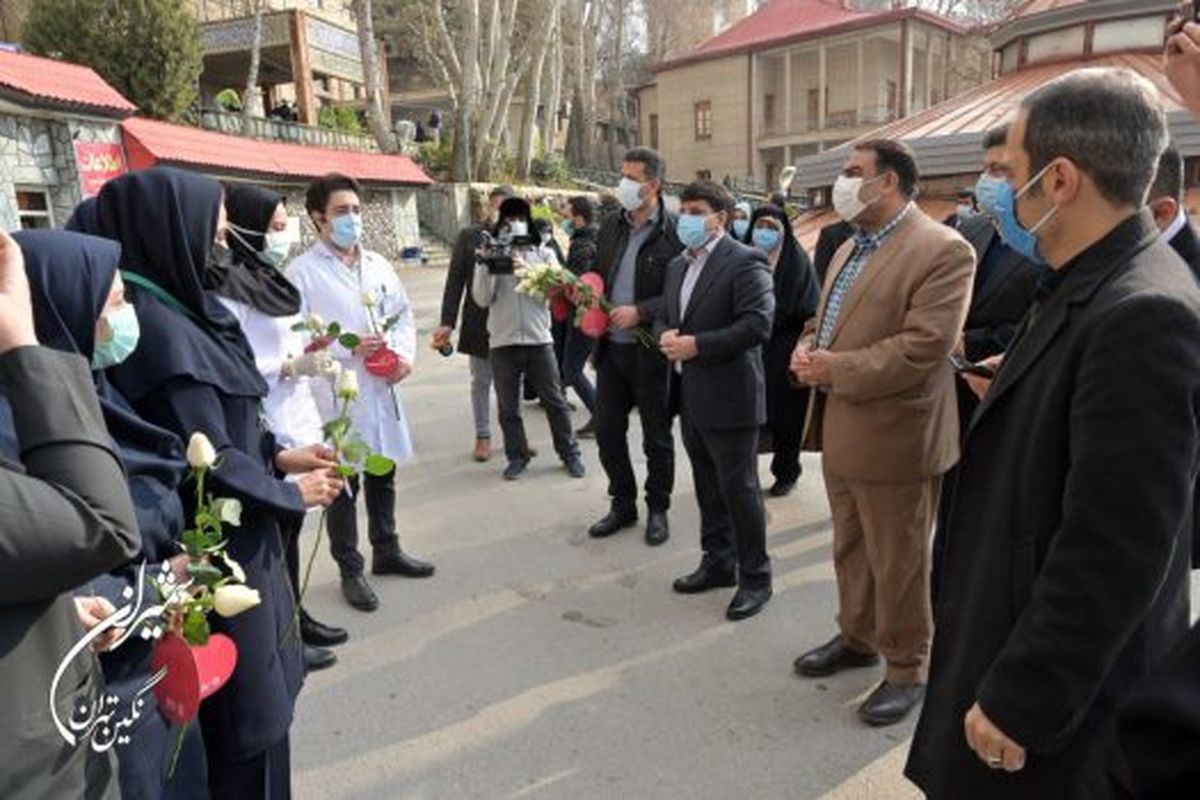 ‌‌بزرگداشت روز پرستار در بیمارستان مسیح دانشوری با حضور وزیر بهداشت برگزار شد