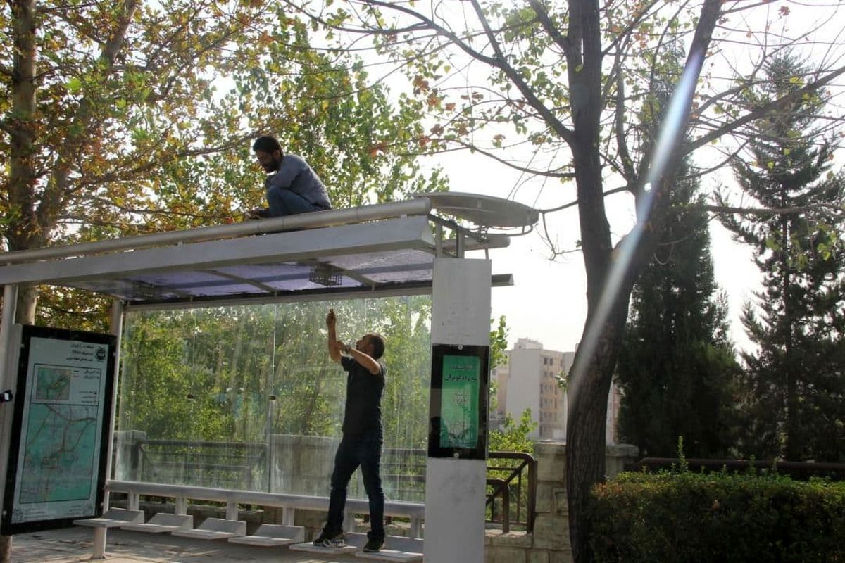 بهسازی ایستگاه های اتوبوس شمال شرق تهران