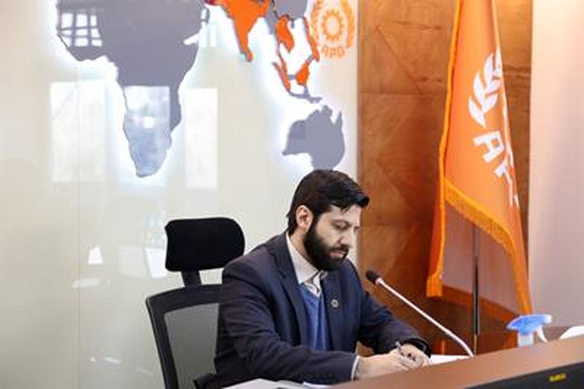 گفتوگوی مجاز ی رئیس سازمان ملی بهرهوری ایران با دبیرکل سازمان بهرهوری آسیایی