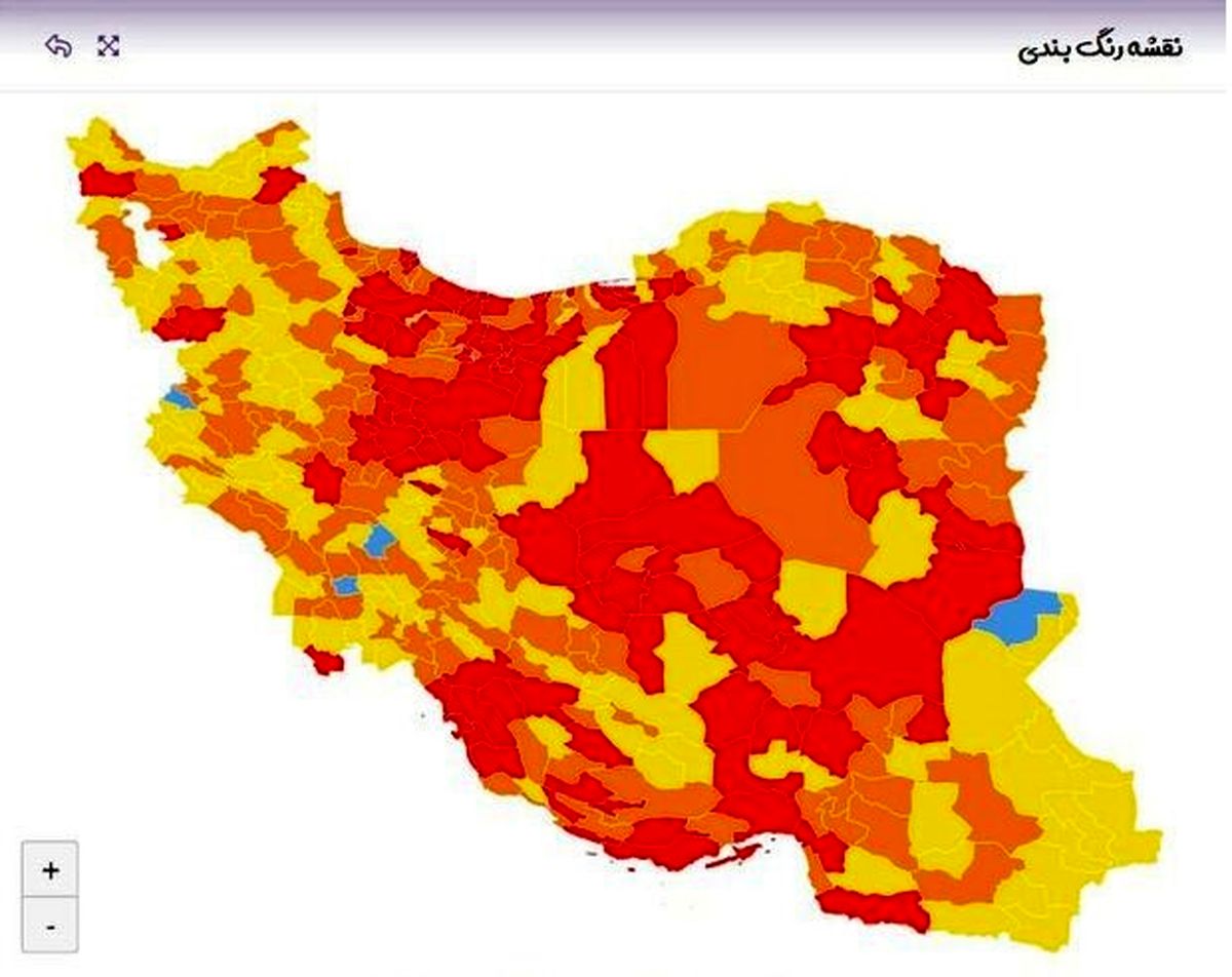 آمارهای کرونا در هفته ۱۰۲ همهگیری در کشور صعود منحنی مرگبار اومیکرون و افزایش بی سابقه بستری در این کلیه استان ها