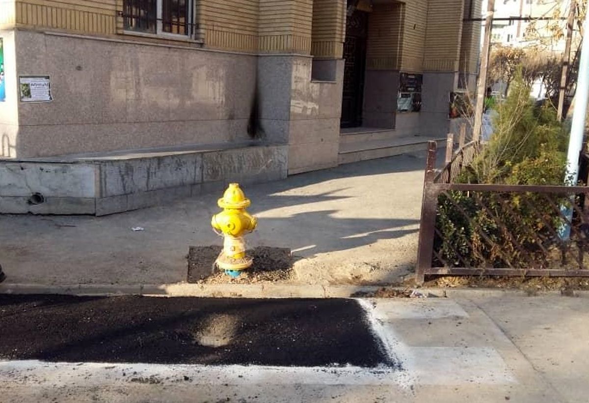 سرعت بخشی به مهار آتش با نصب 300 شیر هیدرانت در منطقه 19