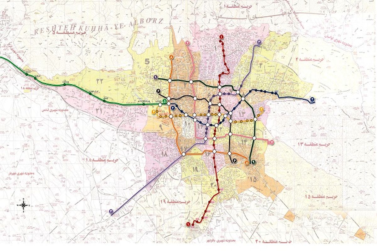 افزایش 35 کیلومتری طول شبکه در حال بهره‌برداری مترو در سال ۱۴۰۱