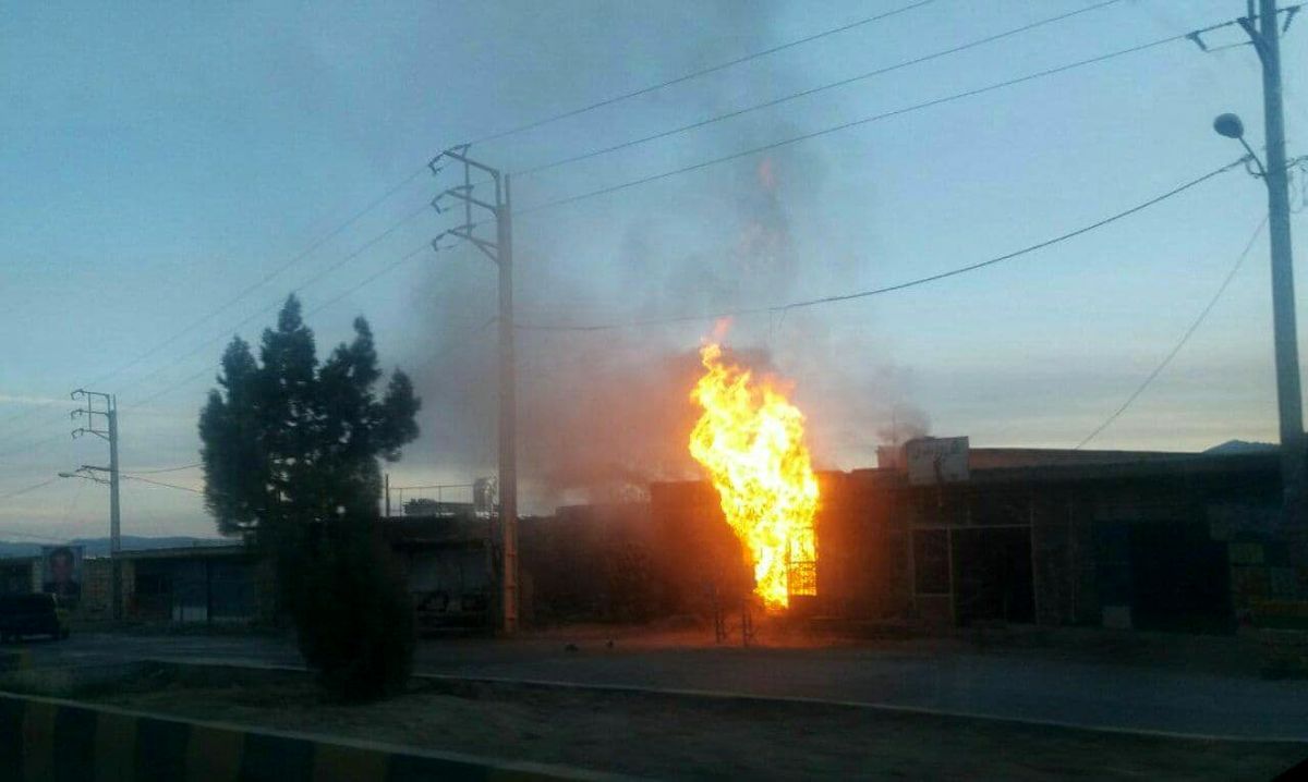 جزئیات آتش‌سوزی در مقر سپاه در غرب کشور