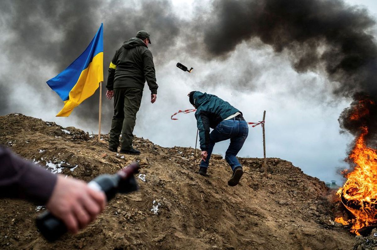 اوکراین در بحران  این شهر گلوله باران شد
