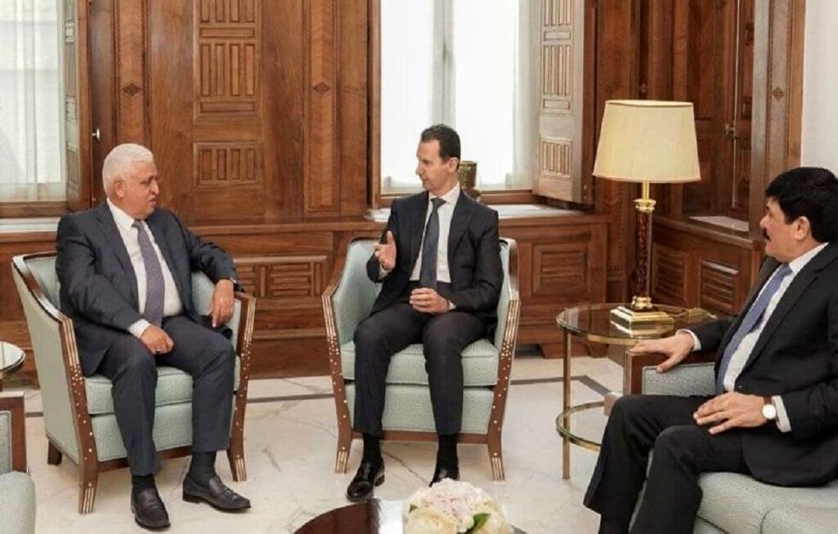 در دیدار رئیس حشد الشعبی با بشار اسد چه گذشت؟