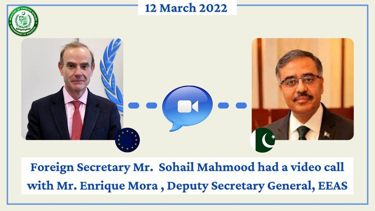 در گفت‌وگوی مجازی مورا با دیپلمات ارشد پاکستان چه گذشت؟