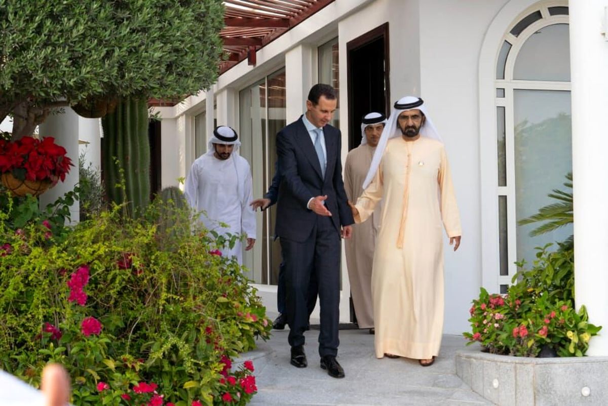 دیدار تاریخی اسد از امارات پس از سال‌ها قطعی روابط دو کشور
