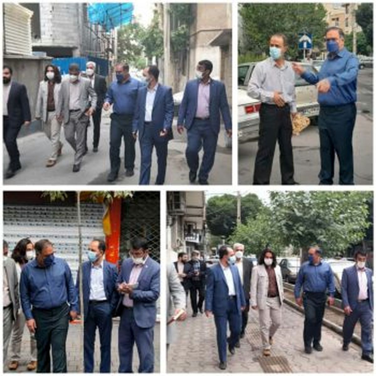 بازدید و رسیدگی شهردار منطقه ۱۰ به مسائل و مشکلات محله زنجان