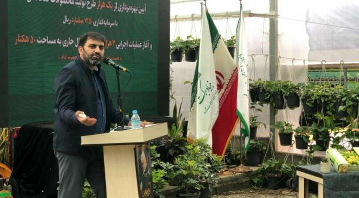 بهره برداری از ۱۰۰۰ طرح تولید محصولات گلخانهای و آغاز عملیات اجرایی ۵۰ هکتار گلخانه جدید توسط ستاد اجرایی فرمان امام