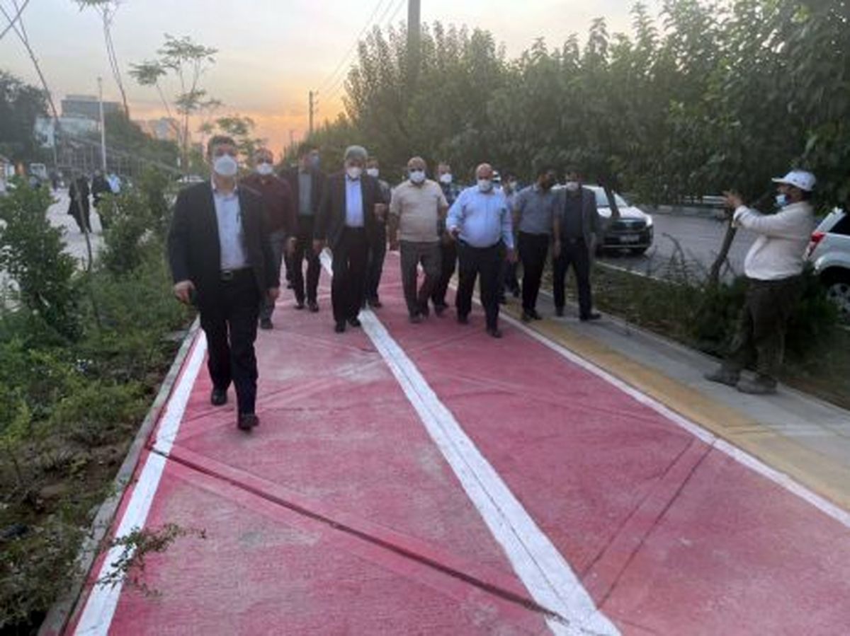 بازدید شهردار محترم تهران از روند اجرای پروژه بزرگ باغ راه حضرت فاطمه زهرا (س)