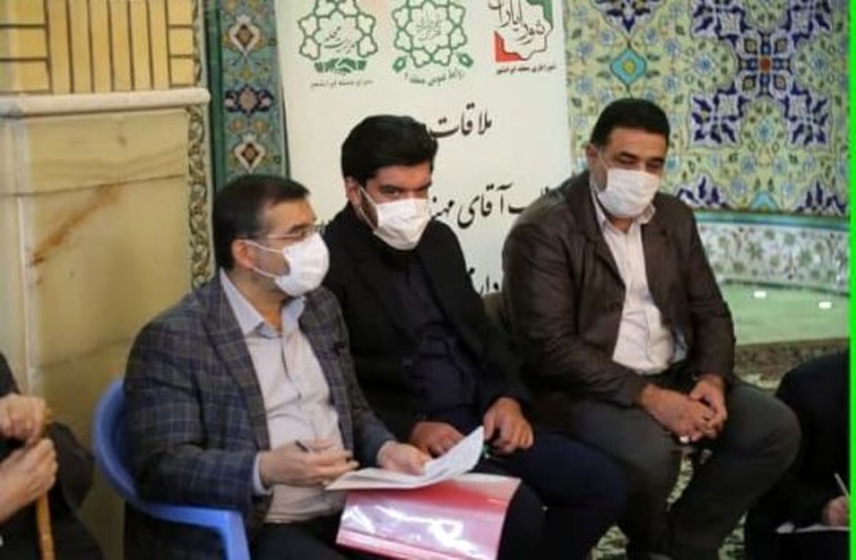 دیدار مردمی شهردار منطقه شش تهران در مسجد جلیلی