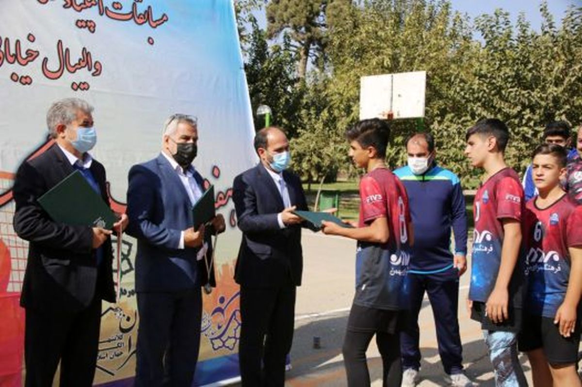 قهرمانی منطقه ۱۵ در نخستین المپیاد والیبال خیابانی محله های تهران