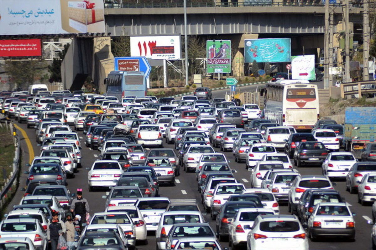 رکورد ترافیک تهران در سال ۱۴۰۰ شکسته شد