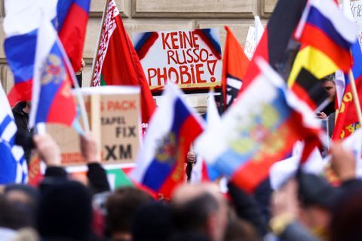 معترضان روس زبان در آلمان تظاهرات کردند