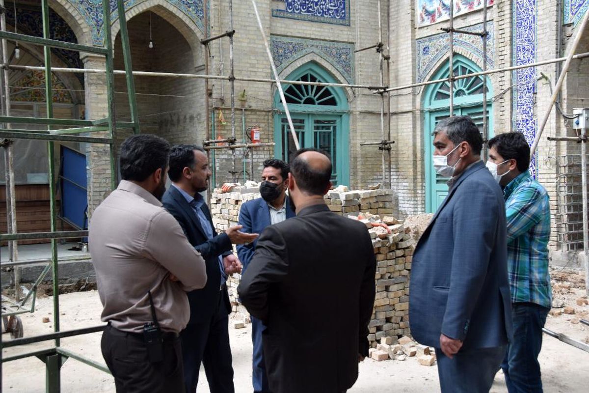 بازسازی مسجد تاریخی افضلیه در حال اجراست
