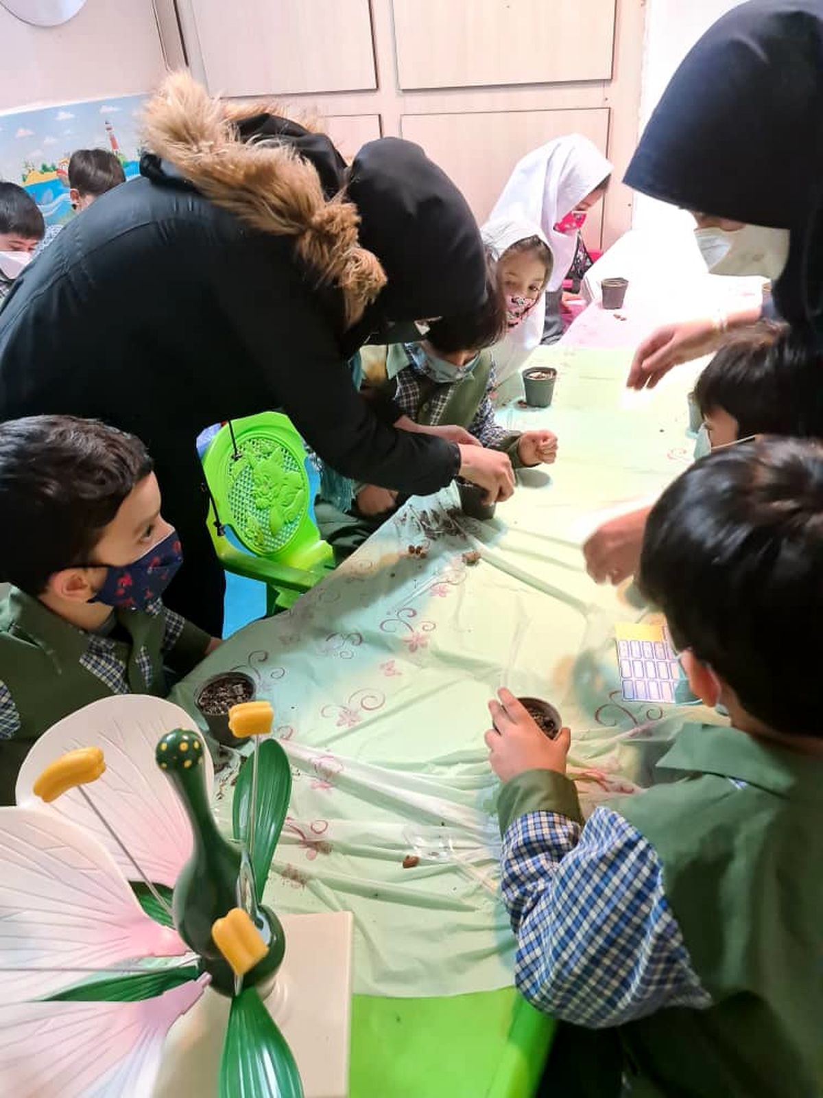 افتتاح نخستین گلخانه کودک منطقه ۱۹ در سرای محله شریعتی جنوبی