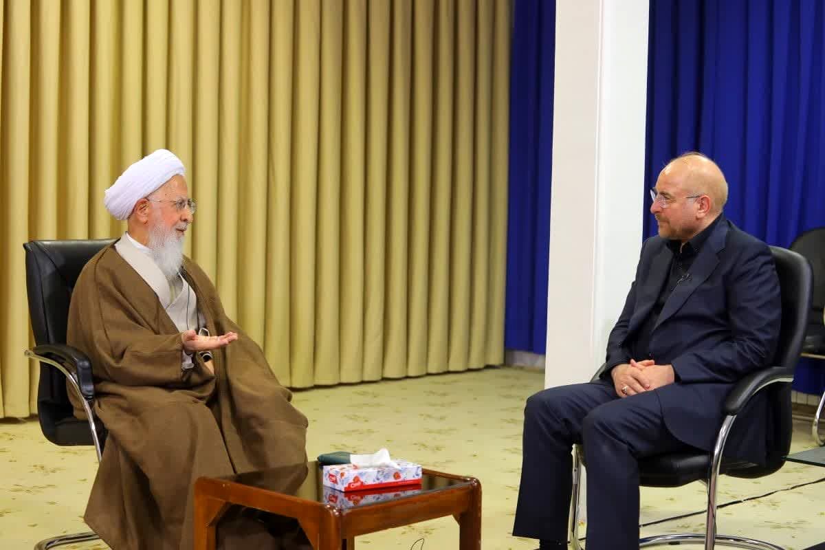 آیت الله جوادی آملی در دیدار قالیباف: از واگذاری مسئولیت به آدمهای خوب بی عرضه جلوگیری شود