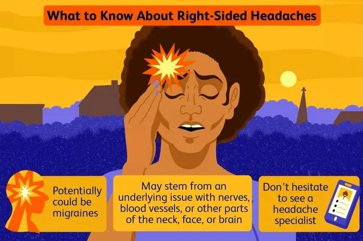 سردرد در سمت راست سر خطرناک است!