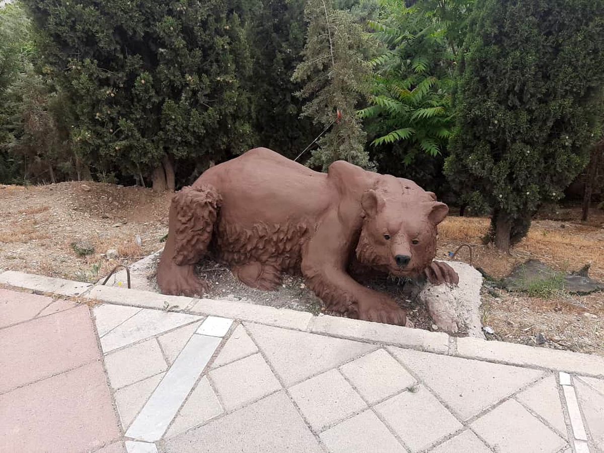 جانمایی مجسمه حیوانات در حال انقراض در خیابان لبخند