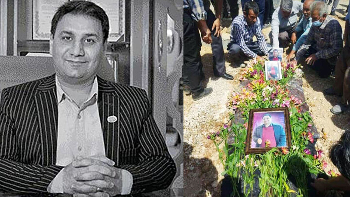 پیکر حسین عبدالباقی به خاک سپرده شد+تصاویر