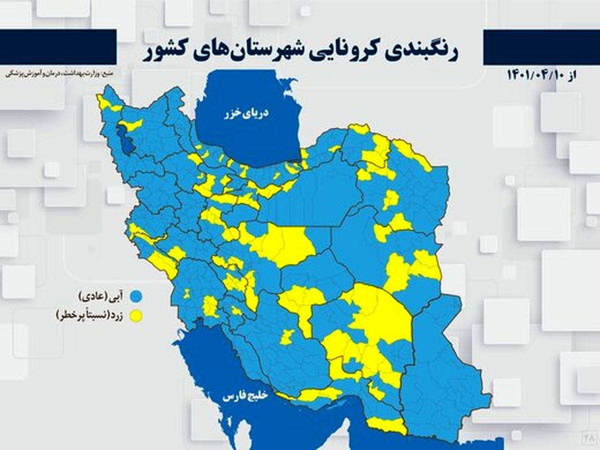 جدول و نمودار افزایش روند کرونا طی روزهای اخیر