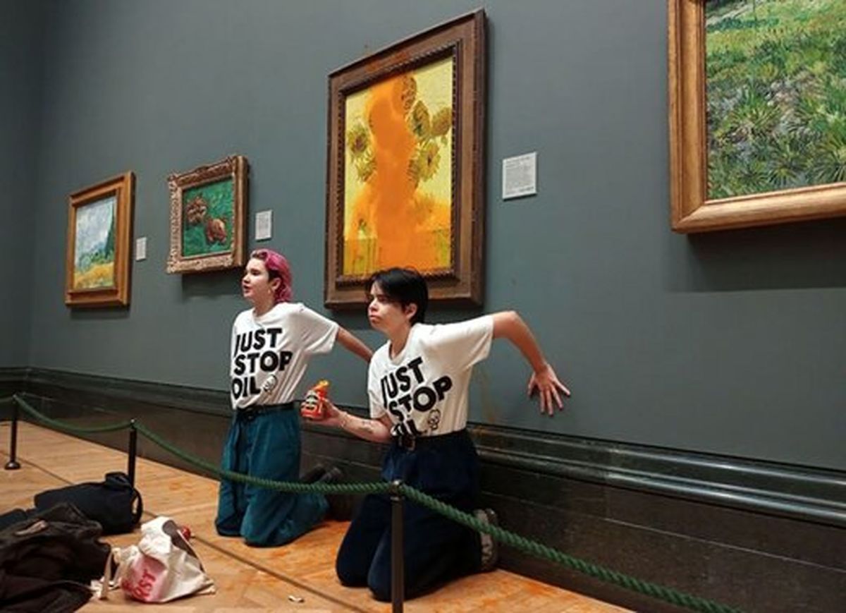 چه کسانی نقاشی ون‌گوگ در لندن را تخریب کردند؟+تصاویر