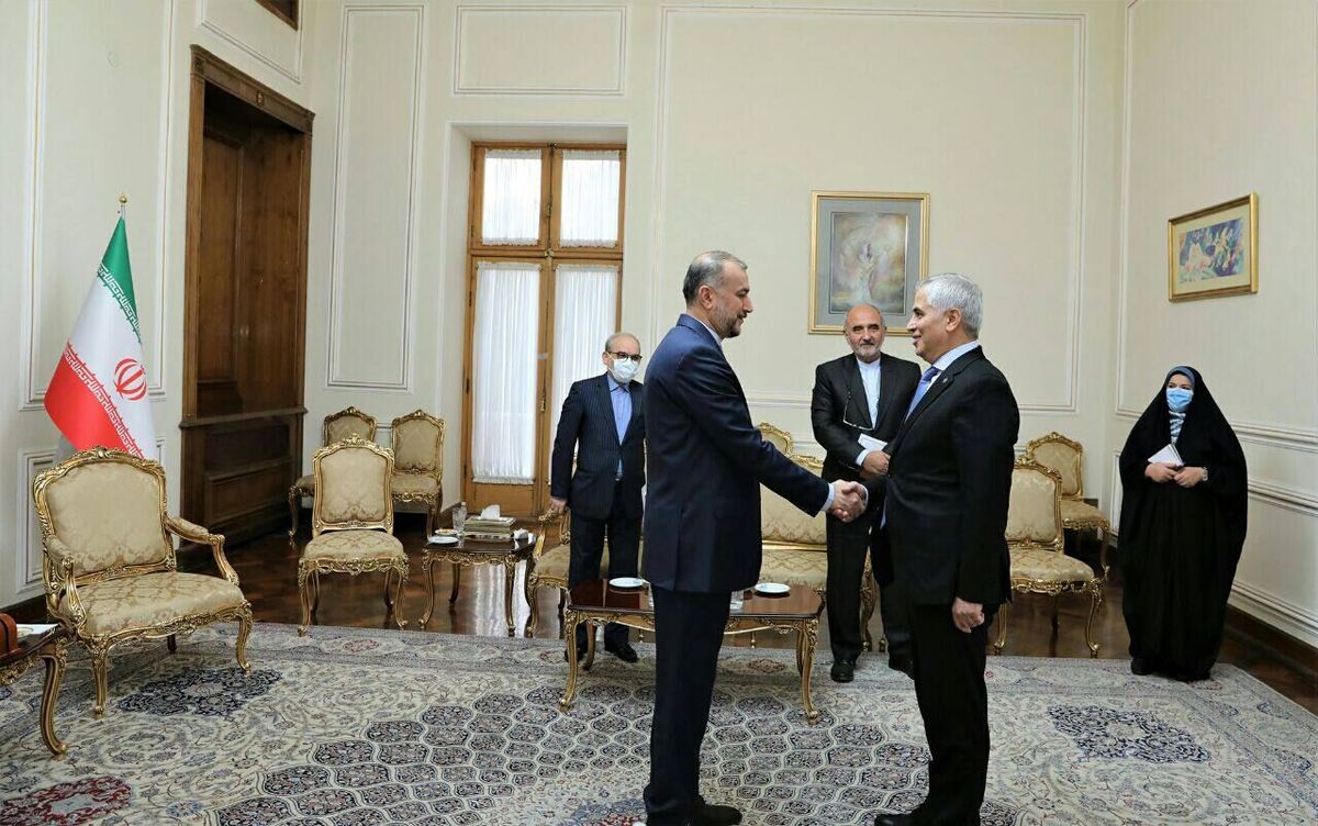 دیدار دبیرکل سازمان اکو با امیر عبداللهیان   وزیر خارجه برحمایت از همکای های اقتصادی تاکید کرد