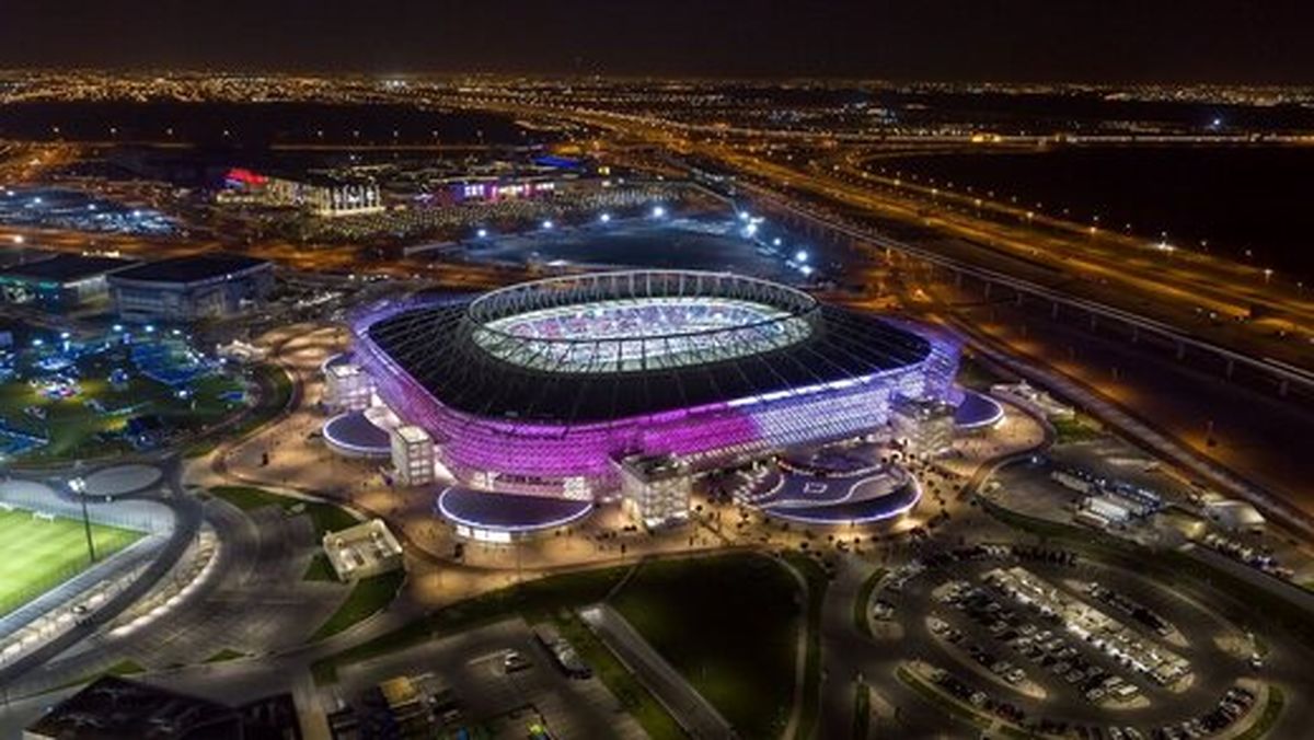 تصویر زیبایی که ماهواره اماراتی از جام‌جهانی قطر منتشر کرد!+عکس