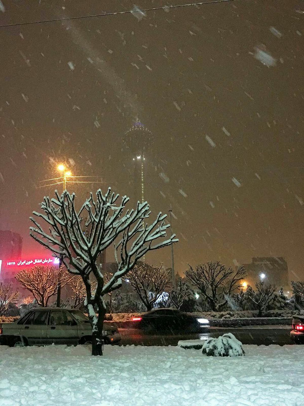 بارش باران و برف امشب در تهران