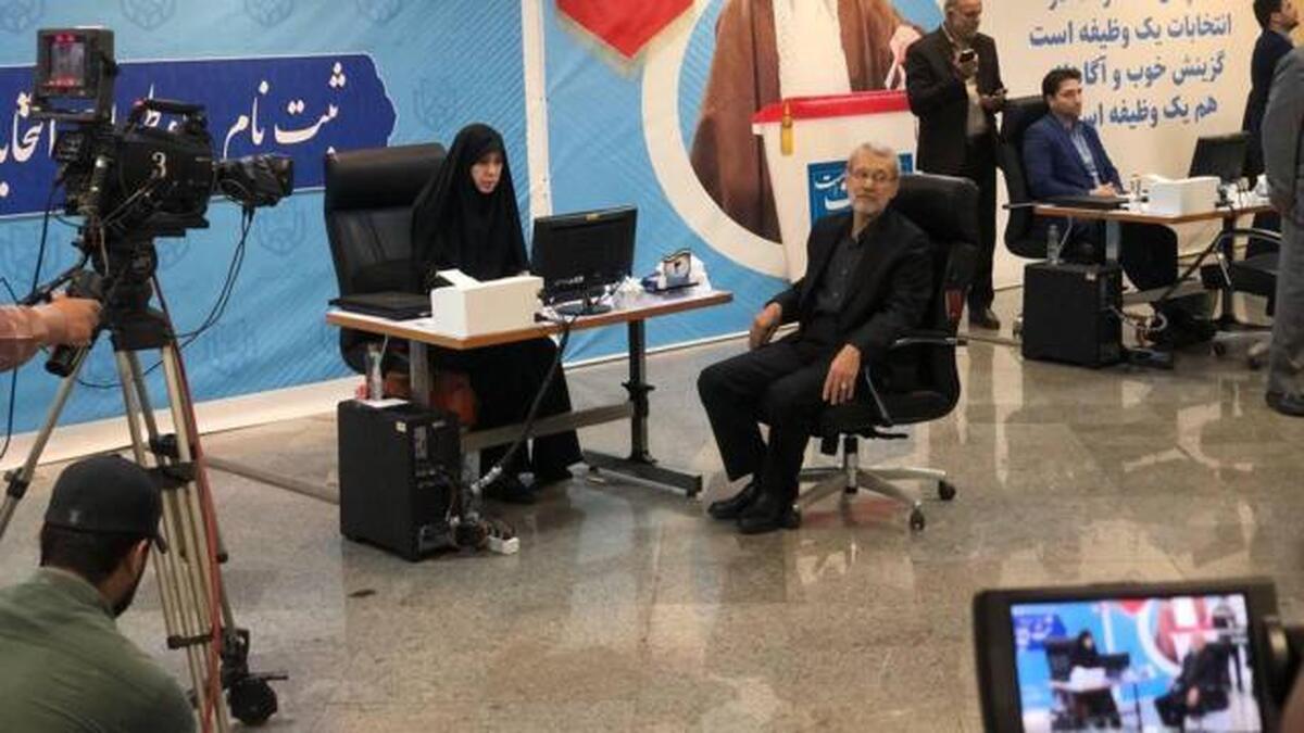 علی لاریجانی در انتخابات ریاست جمهوری ثبت نام کرد